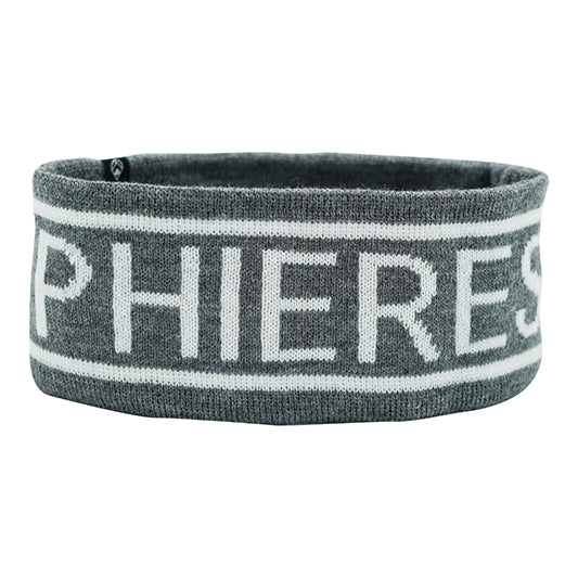 PHIERES Stirnband Grau - Premium Headband Acrylic